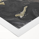 Expressionist Portrait - Modern Wall Art of Two Figures in Black