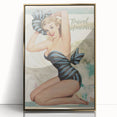 Retro Travel America Poster – Vintage Pin-Up Art Print