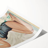 Retro Travel America Poster – Vintage Pin-Up Art Print