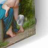 A Young Girl Defending Herself against Eros - Bouguereau Classical Art Print