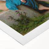 A Young Girl Defending Herself against Eros - Bouguereau Classical Art Print