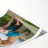 A Young Girl Defending Herself against Eros - Bouguereau Classical Art Print