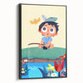 Fishing Boy Adventure - Boys Room Wall Art Kids Wall Art Prints