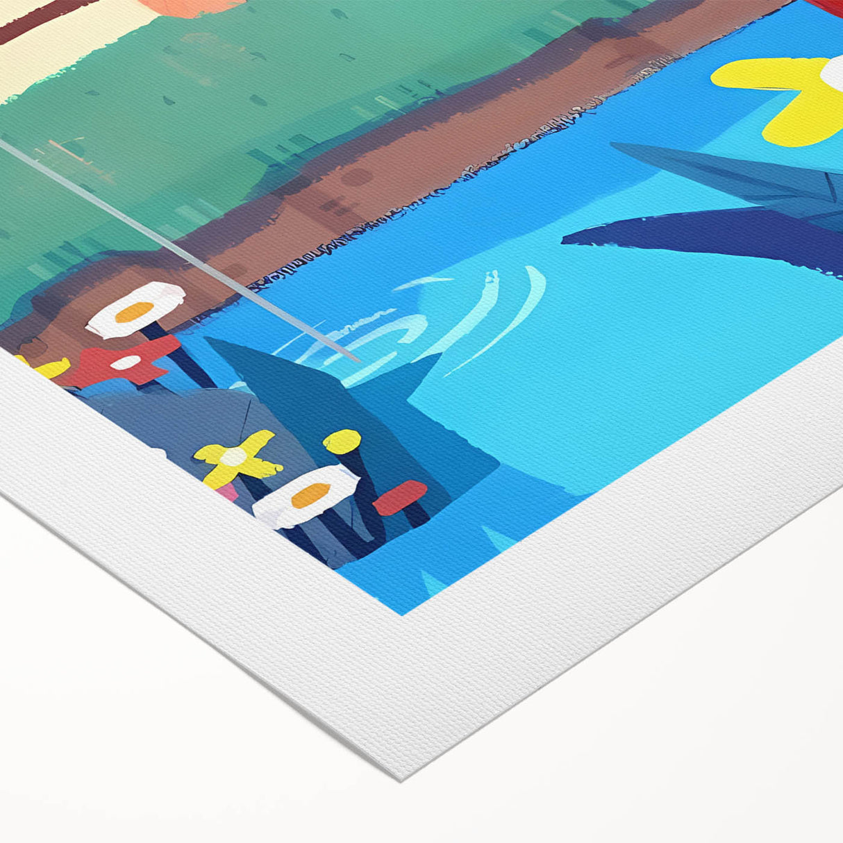 Fishing Boy Adventure - Boys Room Wall Art Kids Wall Art Prints
