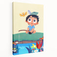 Fishing Boy Adventure - Boys Room Wall Art Kids Wall Art Prints