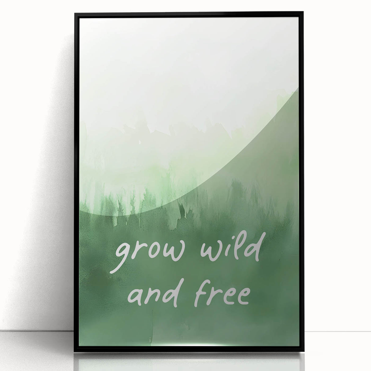 Grow Wild and Free Nursery Wall Art – Kids Room & Baby Decor