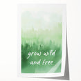 Grow Wild and Free Nursery Wall Art – Kids Room & Baby Decor