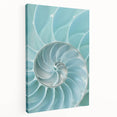 Summer-themed stretched canvas with vivid blue and green tones, ideal for kitchen wall art.