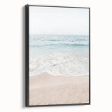 Black and white landscape painting on framed canvas, featuring a vintage poster style, ideal for bedroom wall decor.