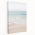 Large abstract canvas art with vibrant summer hues in a minimalist style, ideal for kitchen wall art.