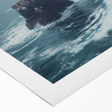Stunning rolled canvas artwork depicting vibrant landscapes with dramatic cliffs, showcasing rich colors and intricate details, perfect for enhancing home decor.