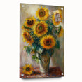 Sunflower Bouquet Living Room Wall Art – Modern Canvas Print