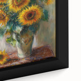 Sunflower Bouquet Living Room Wall Art – Modern Canvas Print