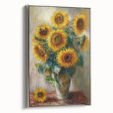 Sunflower Bouquet Living Room Wall Art – Modern Canvas Print