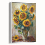 Sunflower Bouquet Living Room Wall Art – Modern Canvas Print