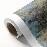 Abstract landscape wall art on rolled canvas, showcasing vibrant colors and fluid shapes, ideal for modern home decor. Perfectly packaged in a durable tube.