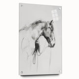 Acrylic glass animal design showcasing a vibrant side view with colorful pins, perfect for modern decor. Ideal for animal lovers and art enthusiasts.