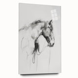 Acrylic glass artwork showcasing a vibrant animal design in a side view, emphasizing intricate details and vivid colors, perfect for modern home decor.