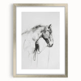 Silver-framed animal print with a white mat, showcasing a detailed illustration of diverse wildlife, ideal for enhancing home decor with nature-inspired elegance.