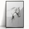 Framed acrylic wall art featuring a vibrant animal design in black and white, elegantly displayed against a sleek black frame, perfect for modern decor.