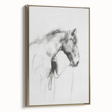 Framed canvas artwork showcasing a vibrant animal design with gold accents, elegantly displayed from a side view, perfect for enhancing home decor.