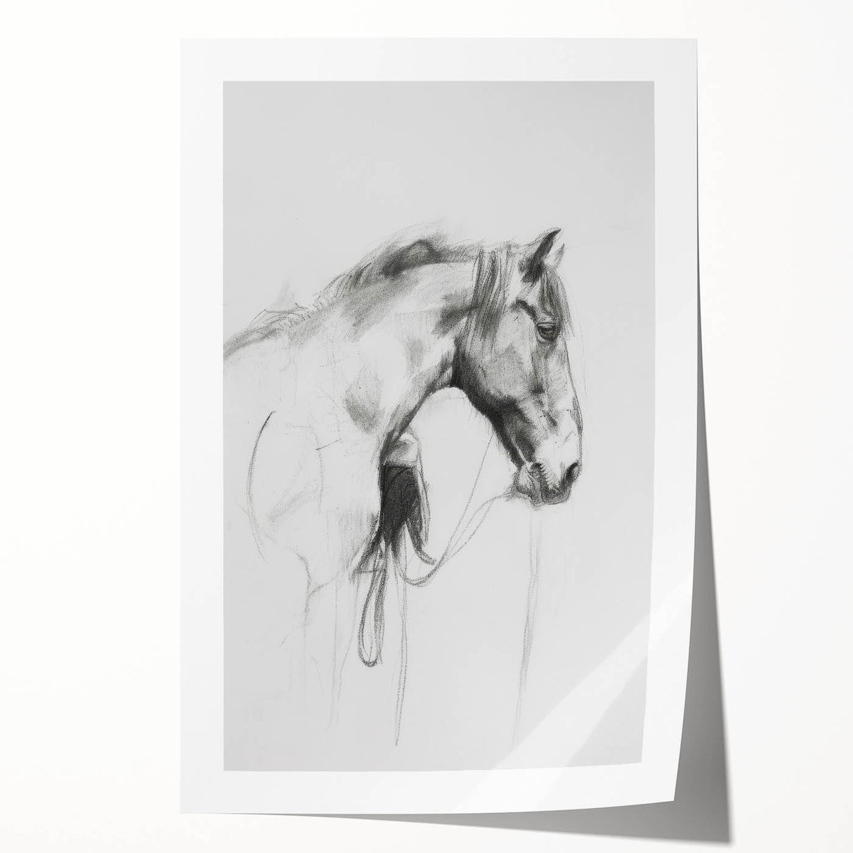 Rolled canvas print showcasing vibrant animal illustrations in a whimsical style, elegantly packaged in a durable cardboard tube, perfect for home decor.