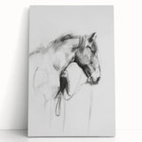 Stretched canvas artwork depicting a vibrant collection of stylized animals, showcasing intricate details and rich colors, perfect for enhancing modern home decor.