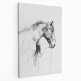Stretched canvas art showcasing a vibrant animal design in vivid colors, featuring a textured surface and neatly displayed from a side view, ideal for home decor.