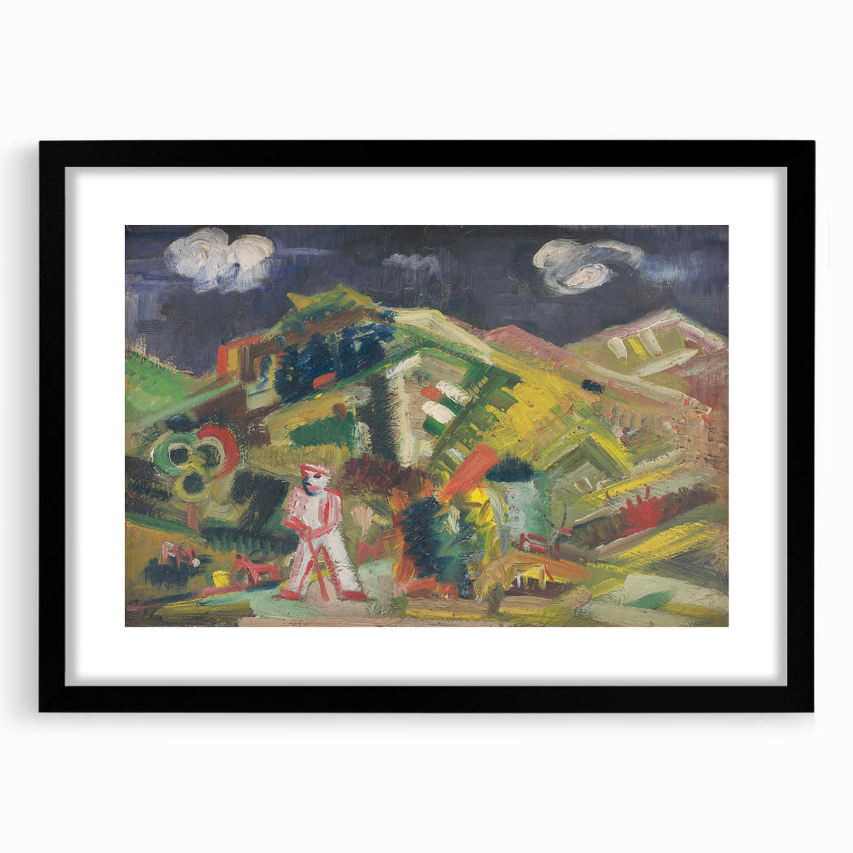 Expressionism Wall Art - In the Pasture by Arnold Peter Weisz