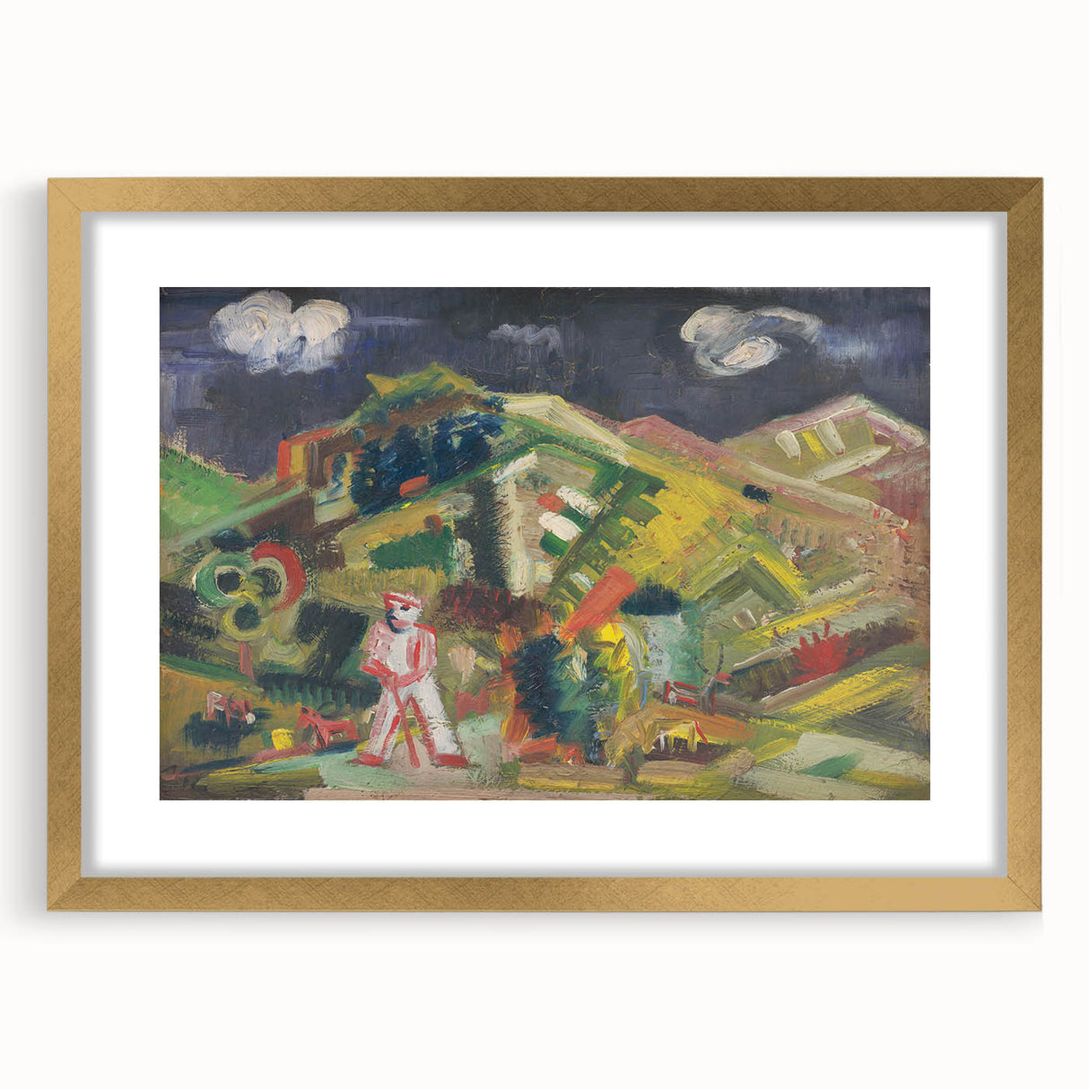Expressionism Wall Art - In the Pasture by Arnold Peter Weisz
