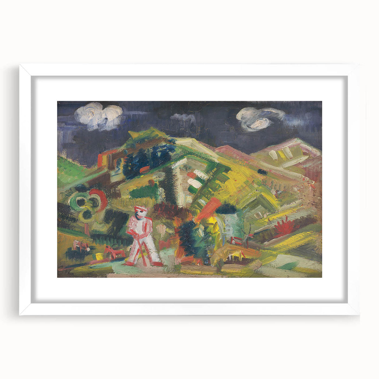 Expressionism Wall Art - In the Pasture by Arnold Peter Weisz