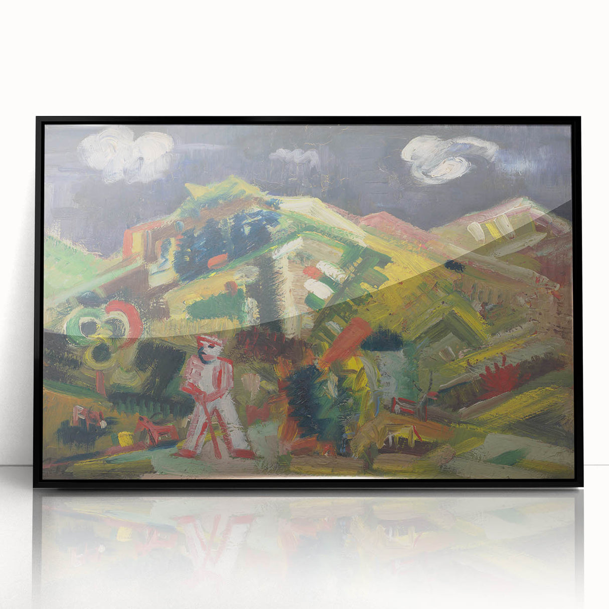 Expressionism Wall Art - In the Pasture by Arnold Peter Weisz