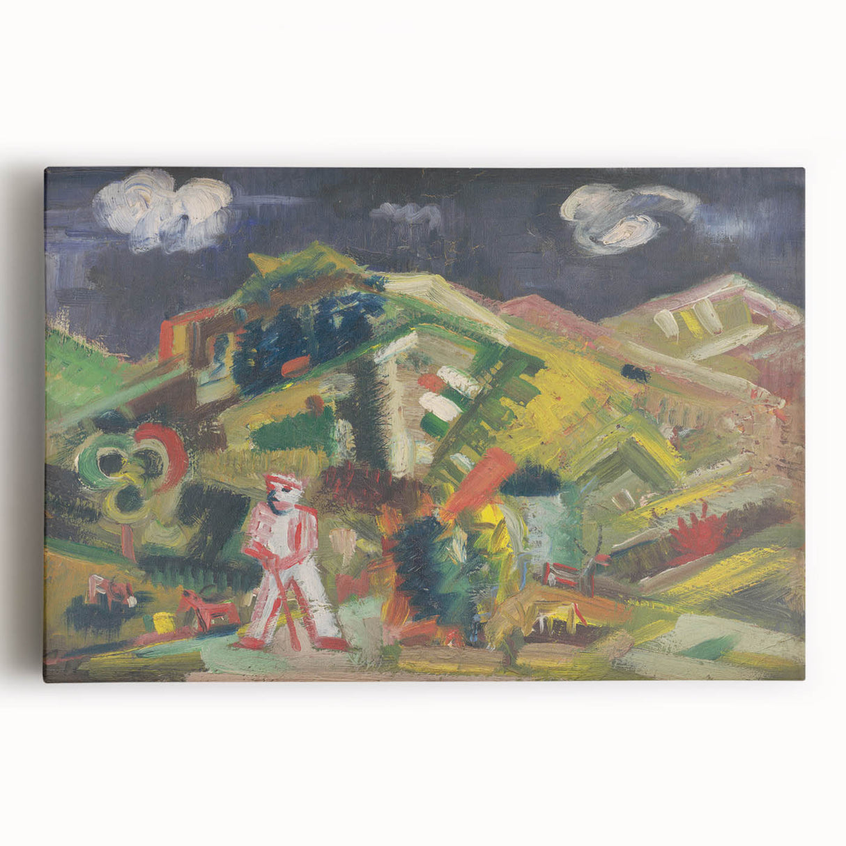 Expressionism Wall Art - In the Pasture by Arnold Peter Weisz