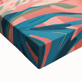 Large art of a black and white landscape painting on stretched canvas, ideal for bedroom wall decor.