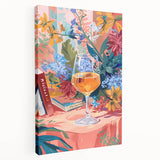 Large canvas print featuring a variety of colorful fruits and vegetables, ideal for kitchen wall art.