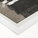 Impressionism Wall Art - Mysterious Woman in Black - Classic Art Etching Print