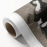 Impressionism Wall Art - Mysterious Woman in Black - Classic Art Etching Print