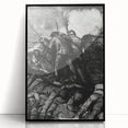 Modern Wall Art - Dramatic War Scene Illustration - Historical Art Print