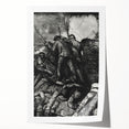 Modern Wall Art - Dramatic War Scene Illustration - Historical Art Print