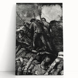 Modern Wall Art - Dramatic War Scene Illustration - Historical Art Print