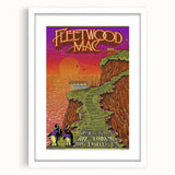 Fleetwood Mac Retro Wall Art - Vintage Prints & Mid-Century Poster