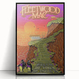 Fleetwood Mac Retro Wall Art - Vintage Prints & Mid-Century Poster