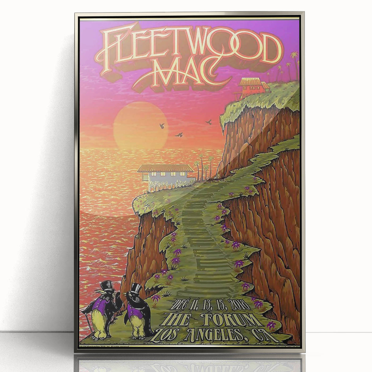 Fleetwood Mac Retro Wall Art - Vintage Prints & Mid-Century Poster
