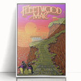 Fleetwood Mac Retro Wall Art - Vintage Prints & Mid-Century Poster