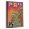 Fleetwood Mac Retro Wall Art - Vintage Prints & Mid-Century Poster