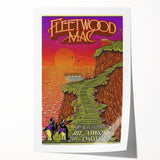 Fleetwood Mac Retro Wall Art - Vintage Prints & Mid-Century Poster