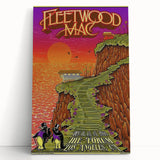 Fleetwood Mac Retro Wall Art - Vintage Prints & Mid-Century Poster