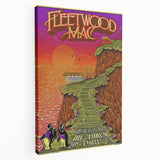 Fleetwood Mac Retro Wall Art - Vintage Prints & Mid-Century Poster