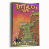 Fleetwood Mac Retro Wall Art - Vintage Prints & Mid-Century Poster