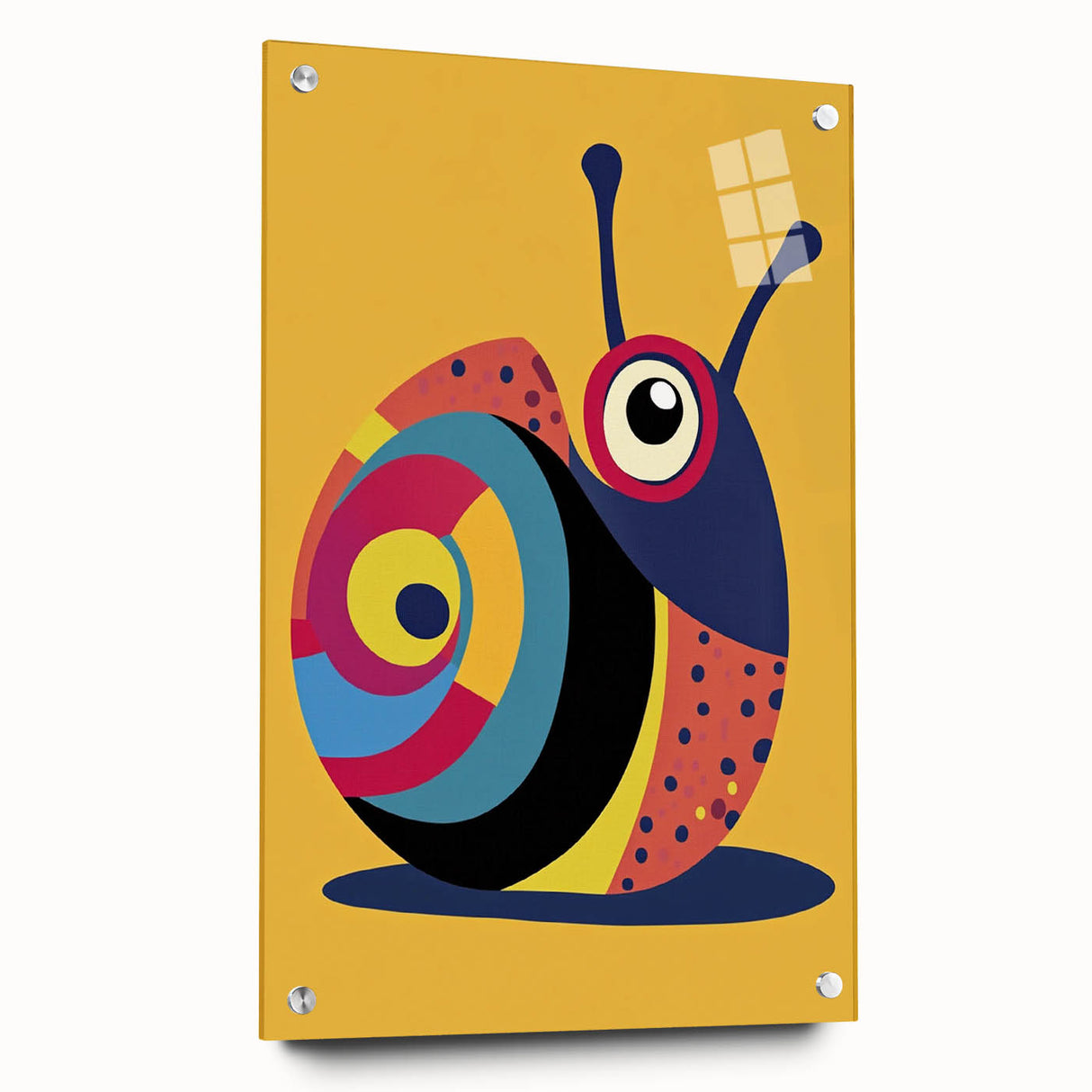 Bold Colorful Snail - Boys Room Wall Art Kids Wall Art Prints